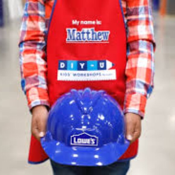 Lowes Kids Construction Hard Hat Hardhat Costume Outfit Halloween Pretend Play G - Picture 5 of 9
